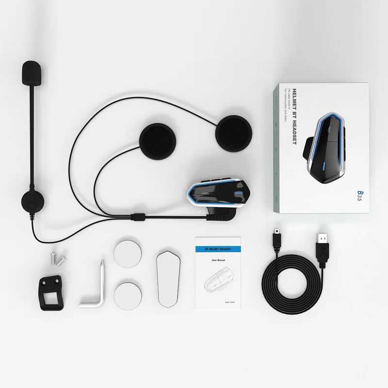 JaJaBor мотоциклетный шлем bluetooth гарнитура водонепроницаемые беспроводные наушники