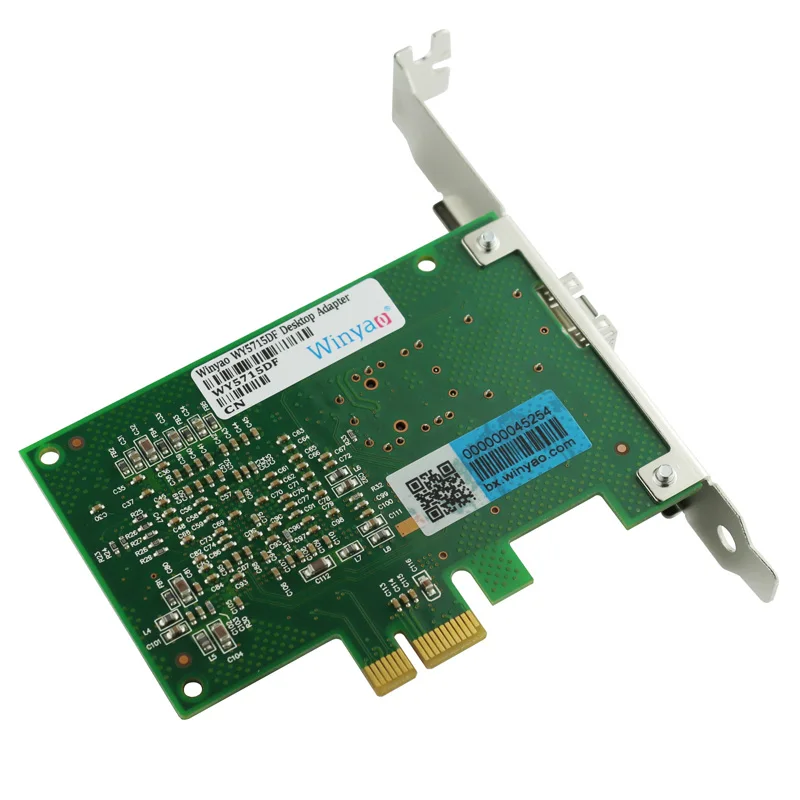 Winyao WY5715DF PCI Express X1 1000 Мбит/с Gigabit Ethernet Lan волоконная настольная сетевая карта для
