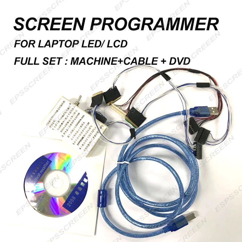 LAPTOP LED / LCD SCREEN PROGRAMMER WRITE SOFTWARE FOR PANEL IC Chip burning machine with English instructions