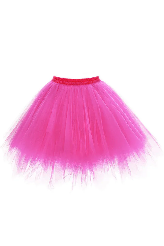 Layers Women Adult Tutu Tulle Skirt Summer High Waist Flare Mini Elastic Waistband faldas jupe femme | Женская одежда