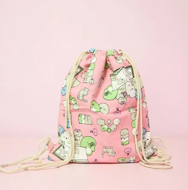 1 шт. красивая японская Sumikko угловой био Drawstring Сумочка с кармашками мультфильм обитатели углов куклы для детей детские плюшевые игрушки
