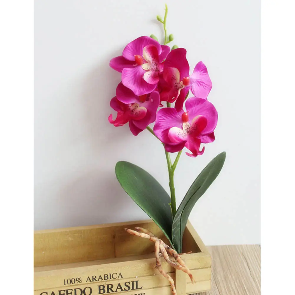 Искусственные растения и цветы моль композиция цветок орхидеи фалеанопсис