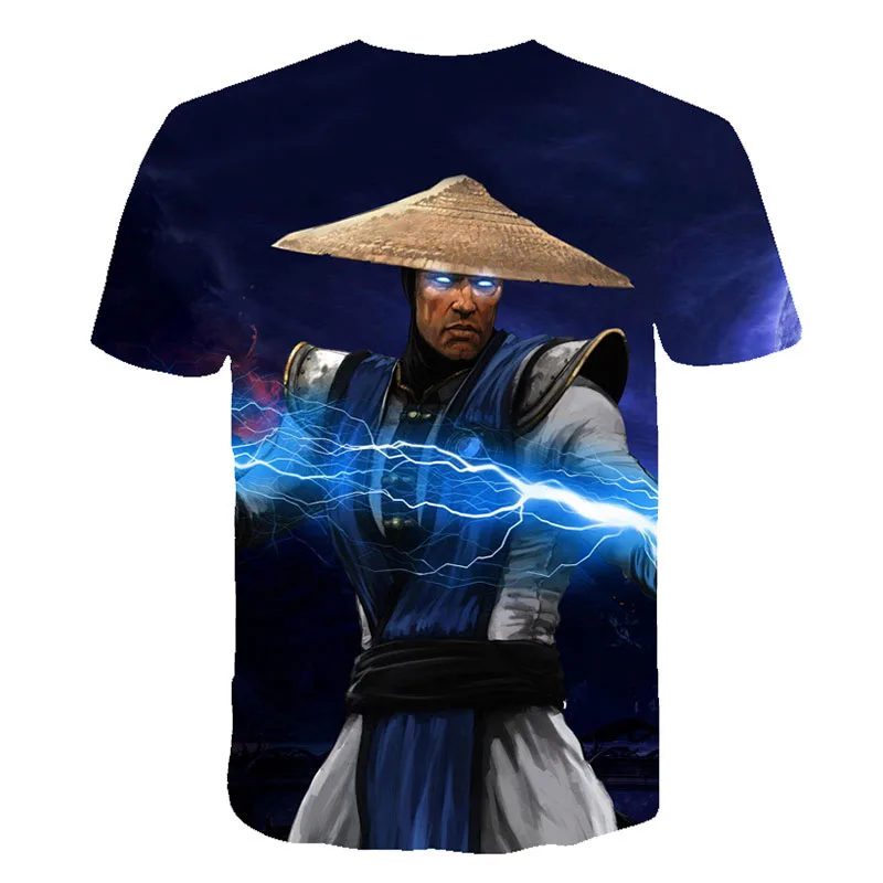 Летняя Новинка, модная повседневная футболка Mortal Kombat 11, новая футболка с принтом, популярная боевая игра, Mortal Kombat 11, футболка для мужчин/женщин, топы