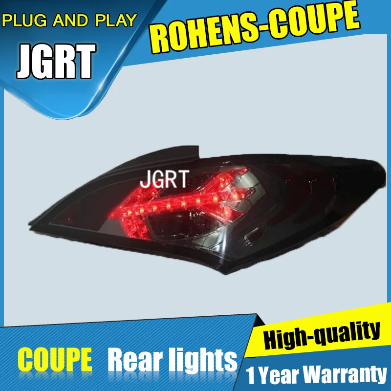 

2PCS Car Styling for Hyundai Coupe Taillights 09-12 for Coupe LED Tail Lamp+Turn Signal+Brake+Reverse LED light