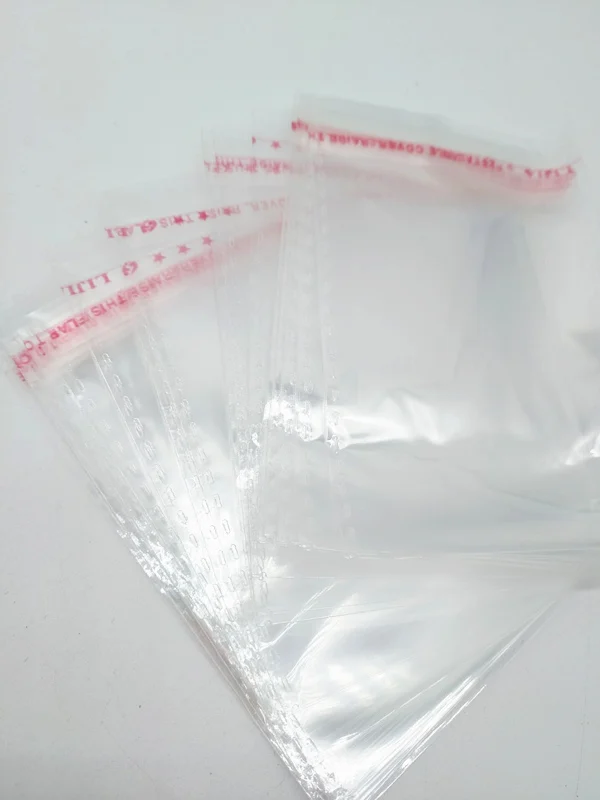 

100pcs 6x9cm Resealable Poly Bag Transparent Opp Bag Plastic Bags Self Adhesive Seal Jewellery Making Bag