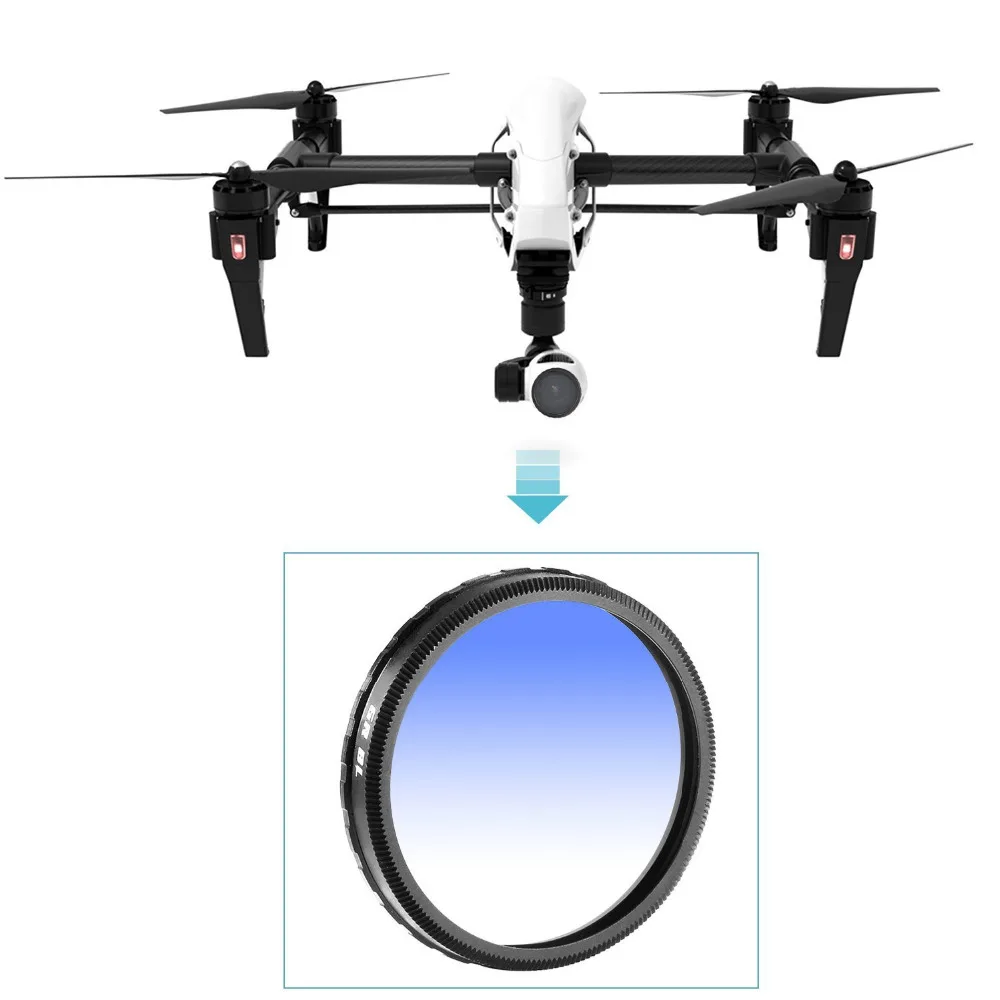 Neewer 3 шт. DJI Набор фильтров для OSMO/Inspire 1 Градуированный цветных фильтров: ND8 +