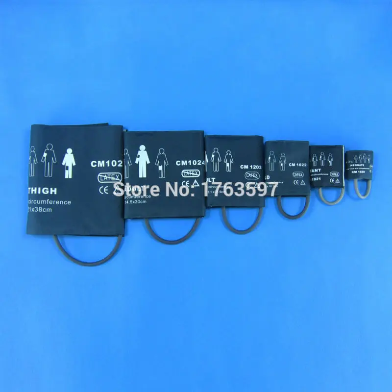 Медицинская рука одна трубка большой взрослый размер манжеты Монитор артериального давления манжета с 50 см трубка