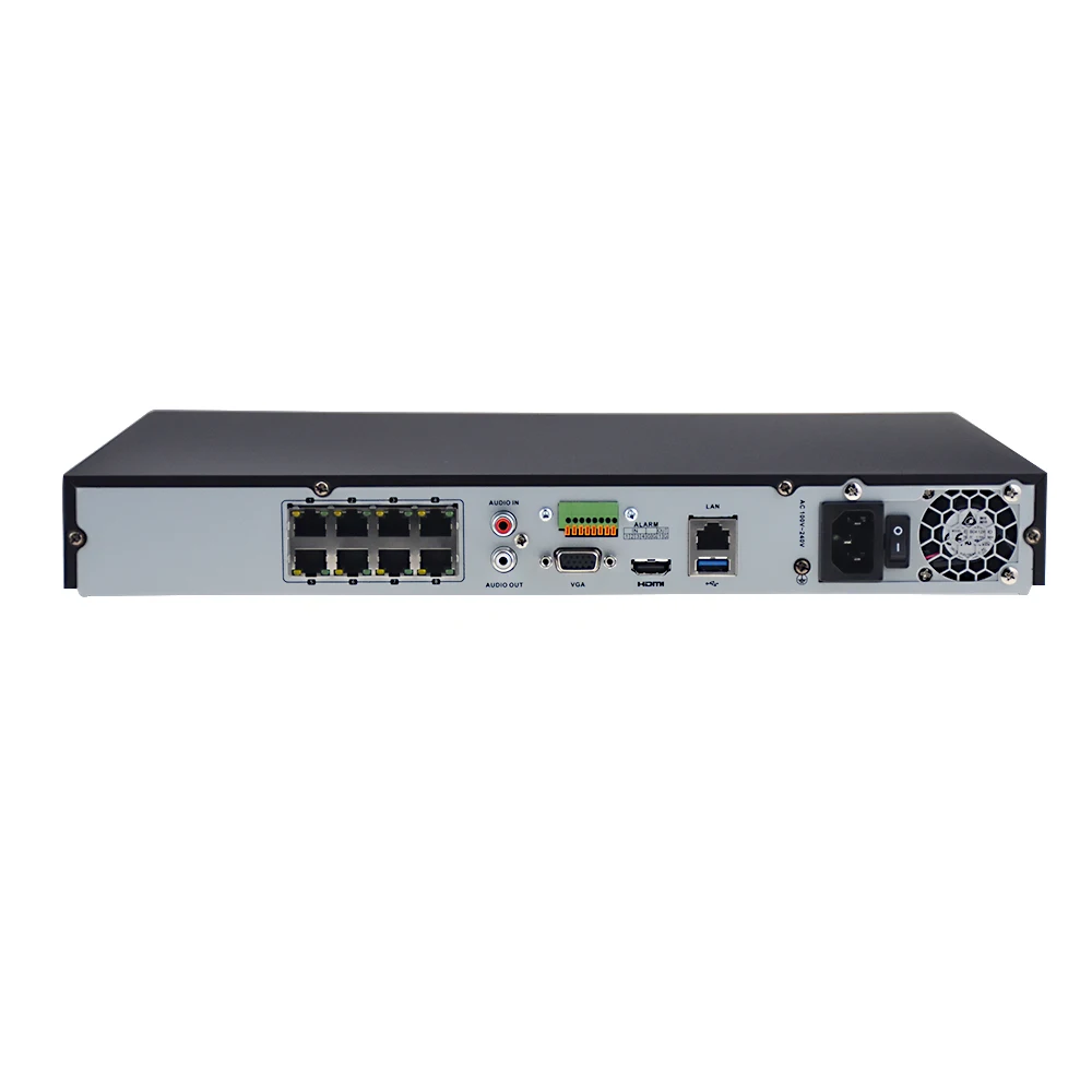 Hikvision OEM NVR DT608 H2/P8 = DS 7608NI K2/8 P 4K видеорегистратор 8CH 2SATA 8 POE порты Plug and Play nvr для