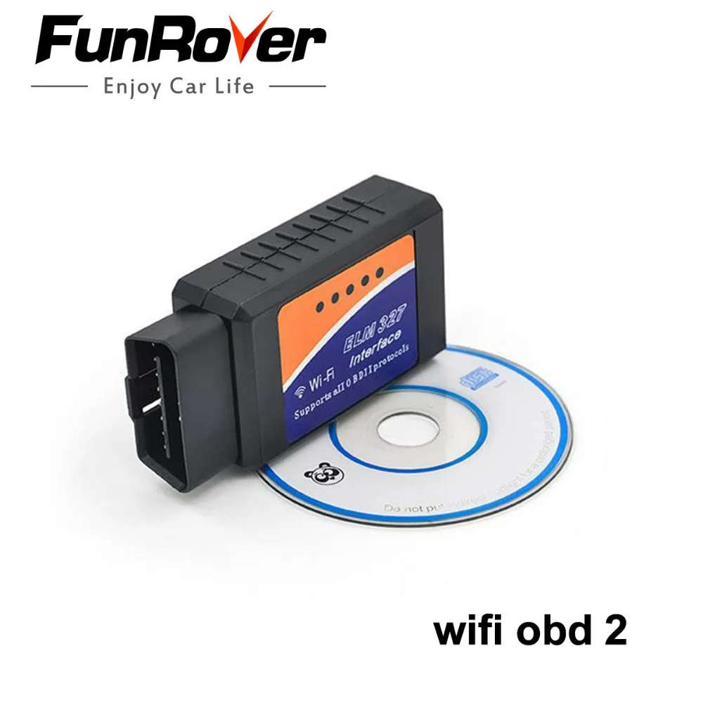 Wi-Fi ELM327 OBD2 OBD II Авто диагностический сканер сканирования Высокое качество инструмент диагностики авто ELM 327 OBDII OBD2