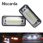 Niscarda 2 шт. белые светодиодные лампы для номерного знака без ошибок для Toyota FT-86 GT86 Subaru Forester WRX BRZ Legacy Impreza