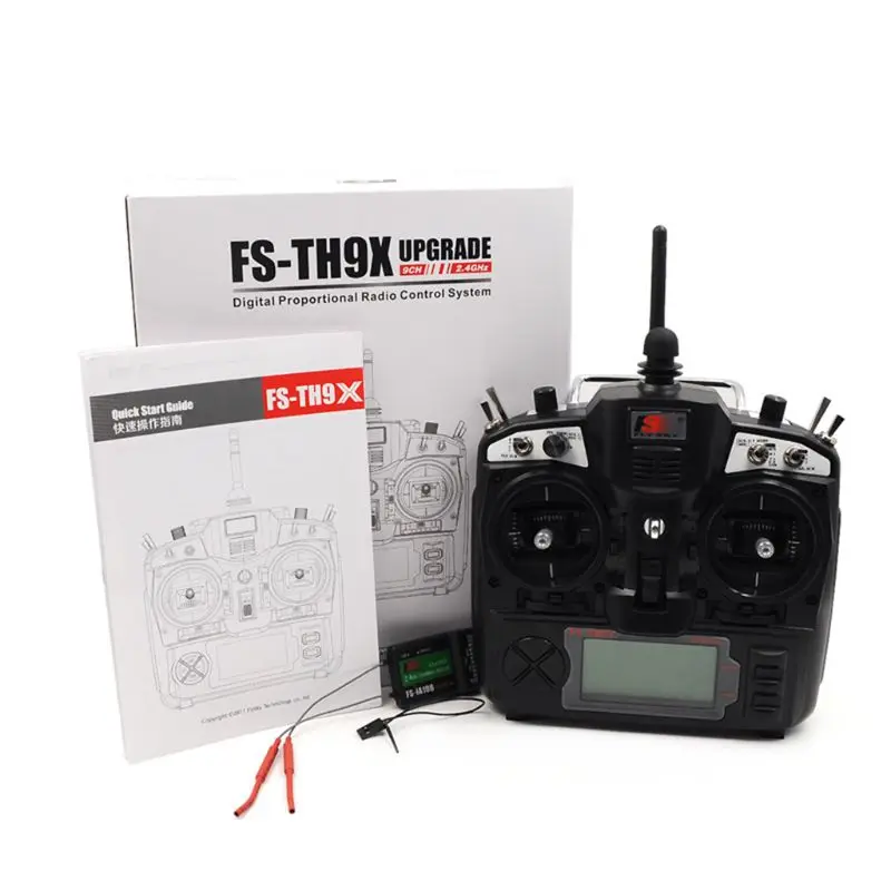 FlySky FS TH9X FS-TH9X 2 4G 9CH передатчик + приемник 10ch FS-iA10B модуль RM003 | Игрушки и хобби