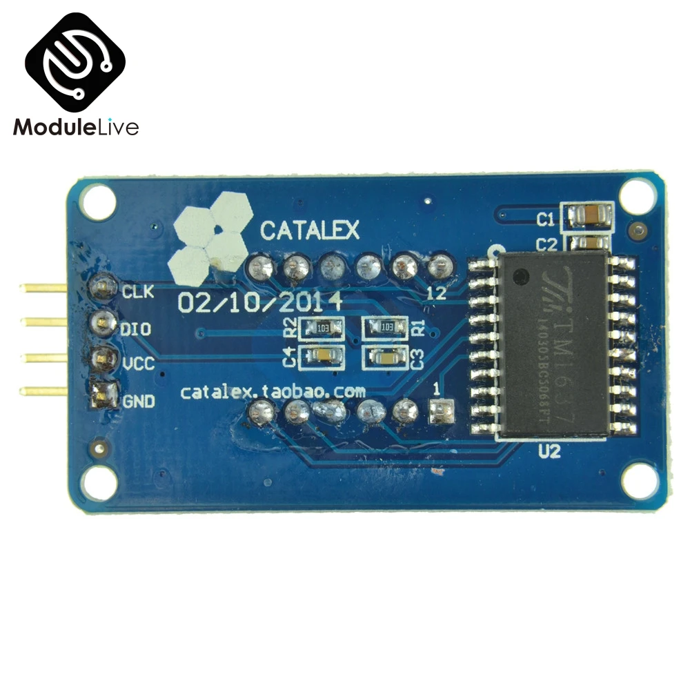 TM1637 светодиодный модуль дисплея для Arduino 7 сегментов 4 бит 0 36 дюймов ''часы