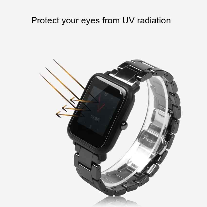 100 шт./упак. Xiaomi Huami amazfit Bip Экран Защитная пленка для смарт-браслета amazfit gts gtr 47 мм gtr 42 мм Экран протектор Аксессуары для часов