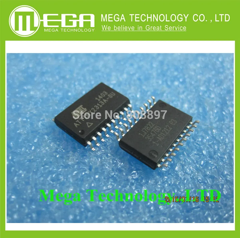 100% Новинка 10 шт. комплект из 2 предметов: SOP 20 ATTINY2313 2313A SU|10 pcs|flash programmerflash |