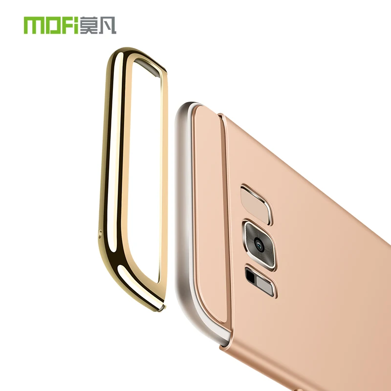 Для Samsung S8 чехол бампер Galaxy задняя крышка роскошный mofi тонкий жесткий 3 в 1