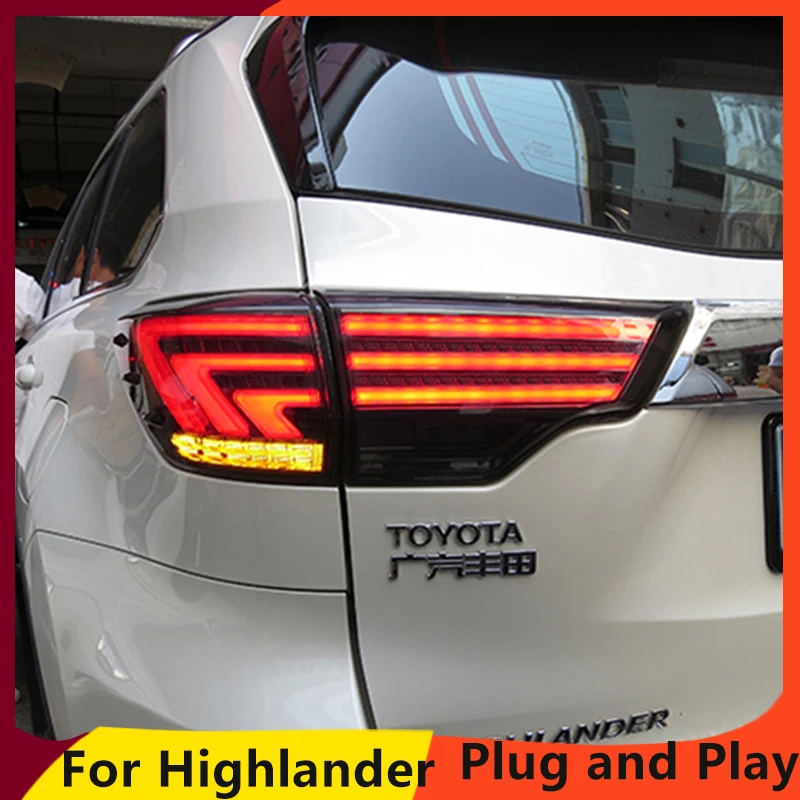 KOWELL автомобильный Стайлинг для Toyota задние фары Highlander 2015 2019 фонари