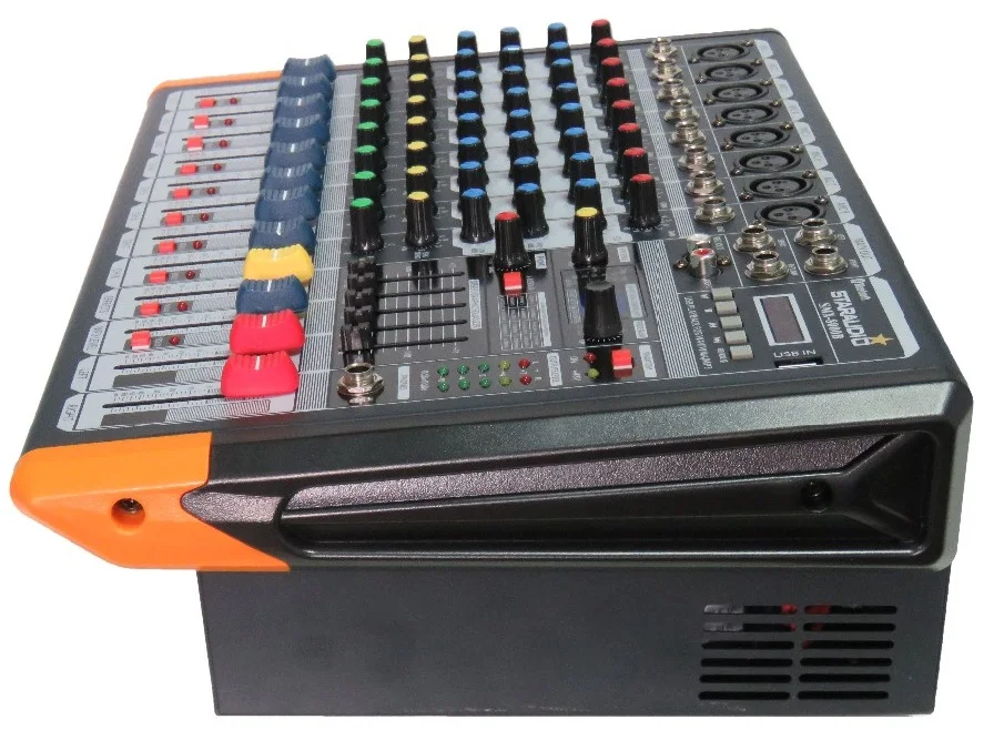Staraudio smx 8000b 8ch 3000 Вт Усилители домашние микшера DJ этап КТВ микшерный пульт w/MP3 Bluetooth