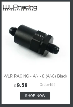 WLR RACING-OD: 58 мм Универсальный Топливный фильтр с 2 шт AN6/AN8/AN10 адаптер фитинги с 100 микрон стальной элемент WLR5573