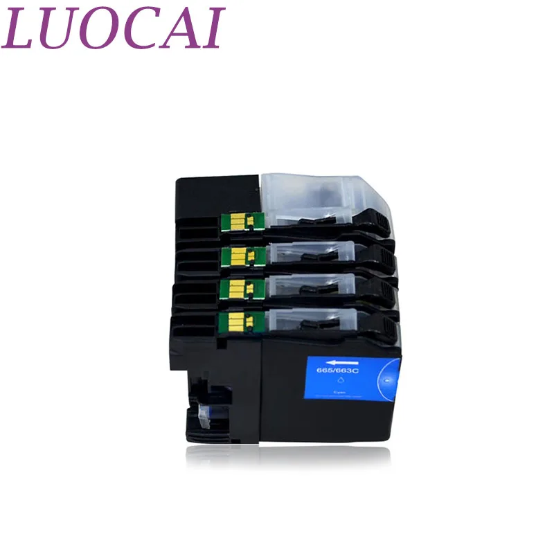 8 шт. LC669 LC665 LC669XL LC665XL LuoCai совместимые чернильные картриджи для BrotherMFC J2320 J2720