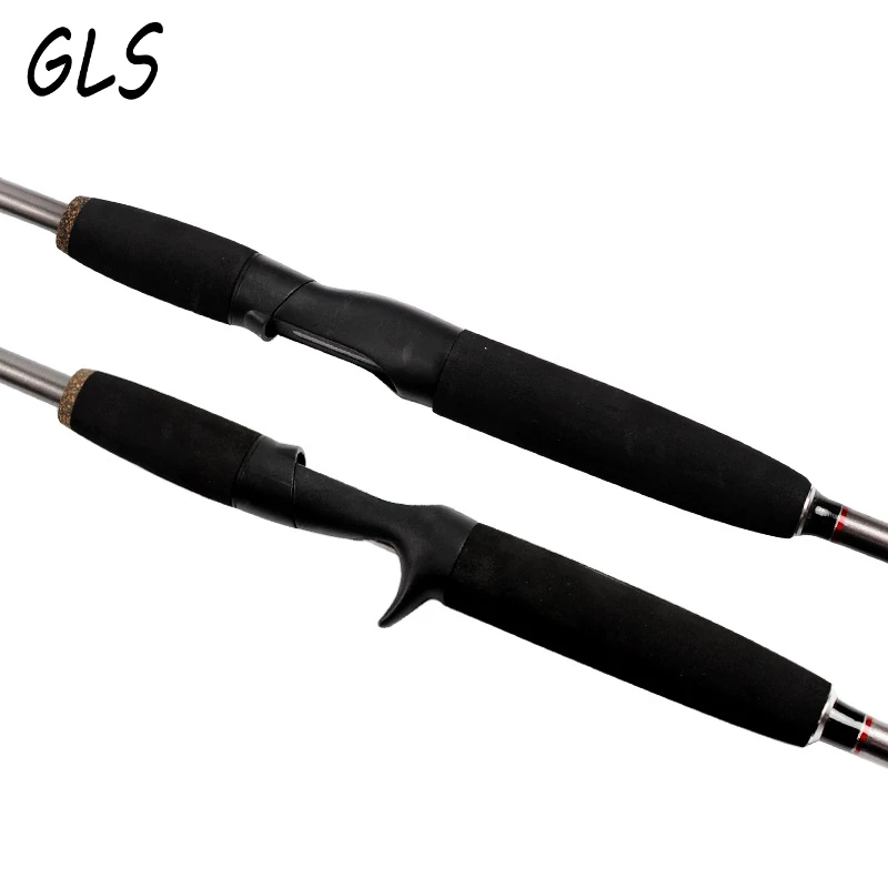 2019 New 1.8M 6-15LB Line Weight M Power Casting Lure Fishing Rods Spinning hard Rock Carbon Telescopic Pole Black Color | Спорт и