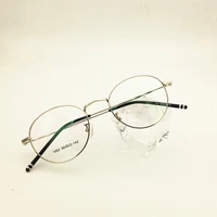 new women finished myopia glasses lady small face nearsighted glasses metal oval frame prescription glasses 0 25 to 6 00