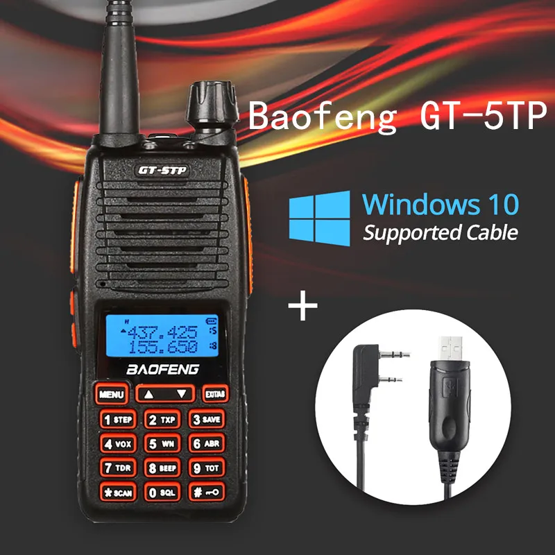 Двухдиапазонный VHF/UHF радиостанция Baofeng с трехдиапазонным питанием 1/4/8 Вт 136 174/400 520