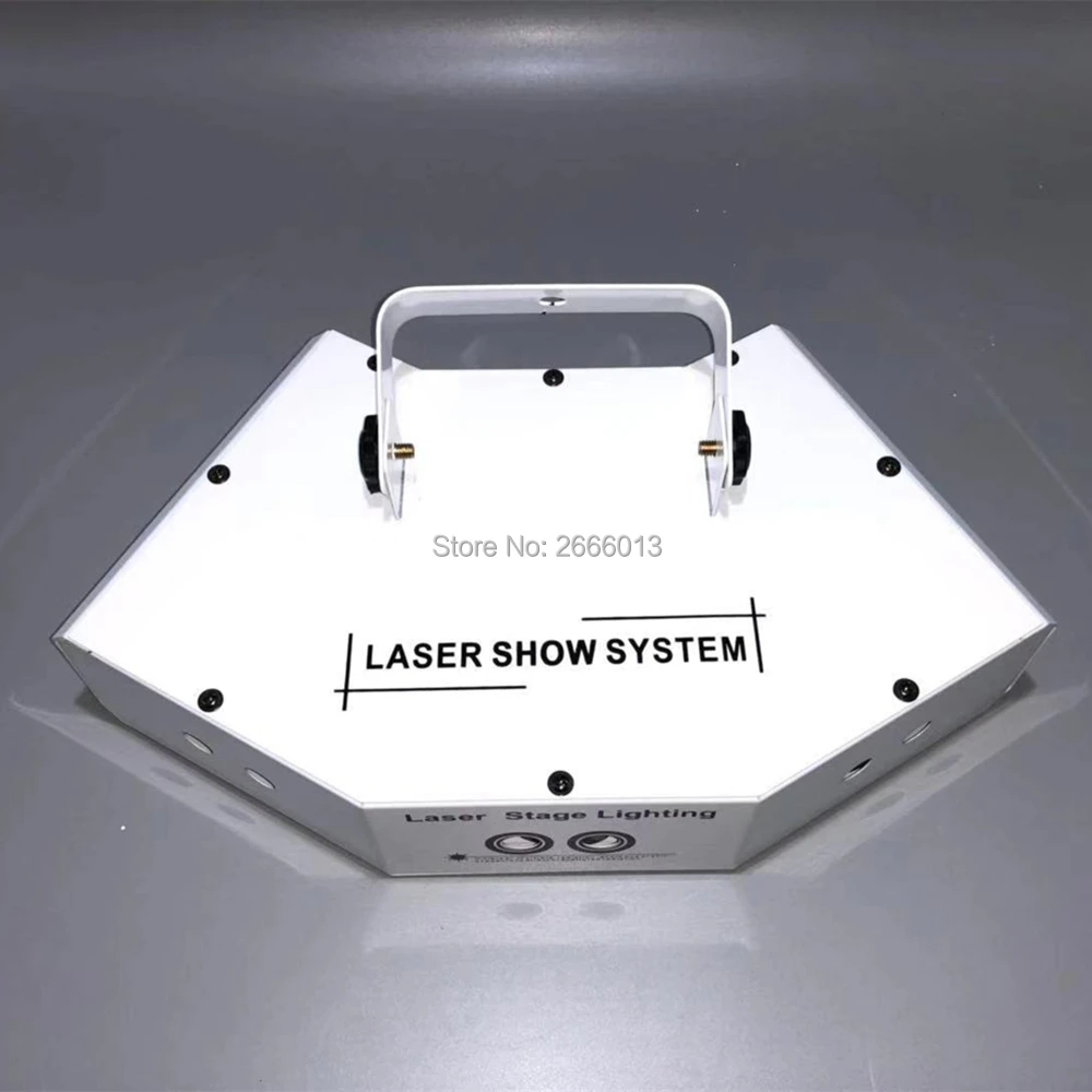 Лазерный светильник с 6 глазами RGB, DMX512, изображение линий, Эффект луча, сканирующий сценический светильник, DJ диско-бар, Рождественский домашний, вечерние, лазерный сканер