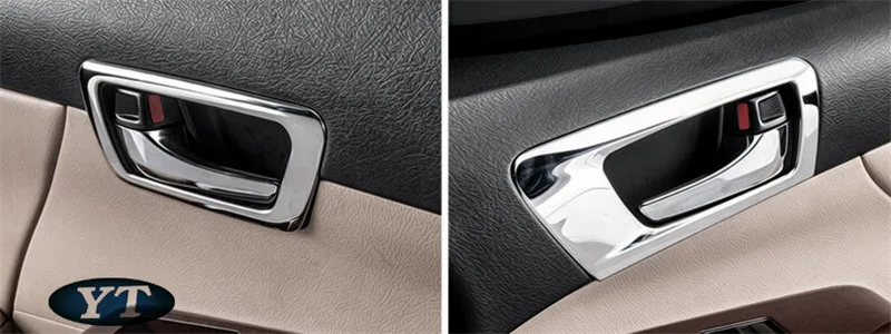 Авто Дверь внутренняя чаша наклейка Интерьер Литье для Toyota Camry 2012-,4 шт./лот, автомобильные аксессуары