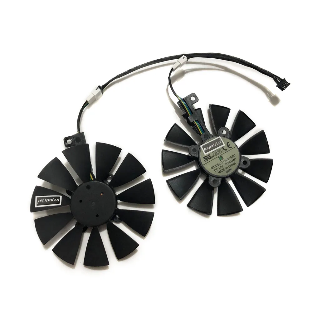 9010 T129215SU PLD09210S12HH FDC10U12S9 C охлаждающий вентилятор GPU для ASUS EX GTX1060 GTX1070 двойной RX570