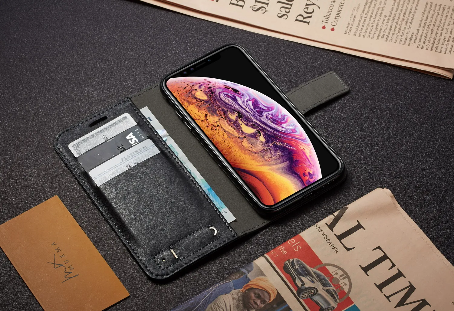 Muxma чехол для samsung S7 S8 S9 S10 холст кожаный чехол-книжка с отделениями для карт чехол для телефона samsung Galaxy Note 8 9 A3 A5 A750 M10 20 30 A10 A20 чехол для телефона