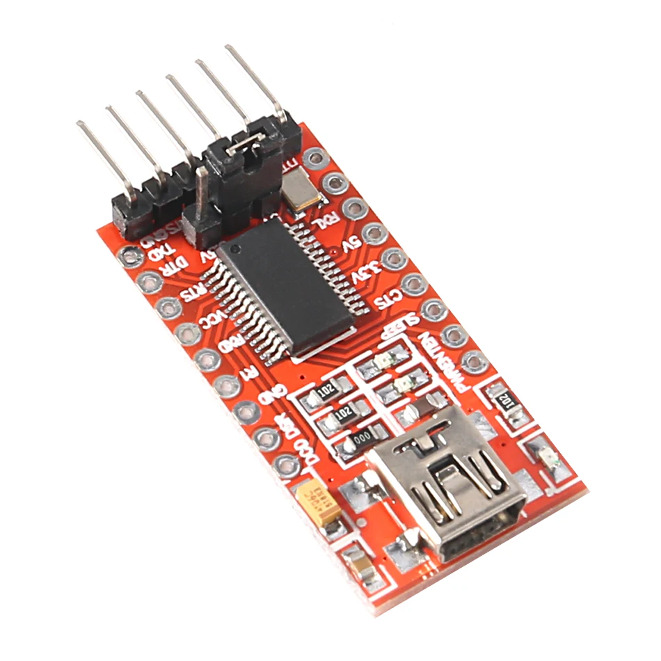 Последовательный модуль адаптера FT232RL FTDI USB 3 В 5 в TTL для мини-порта Arduino хорошего