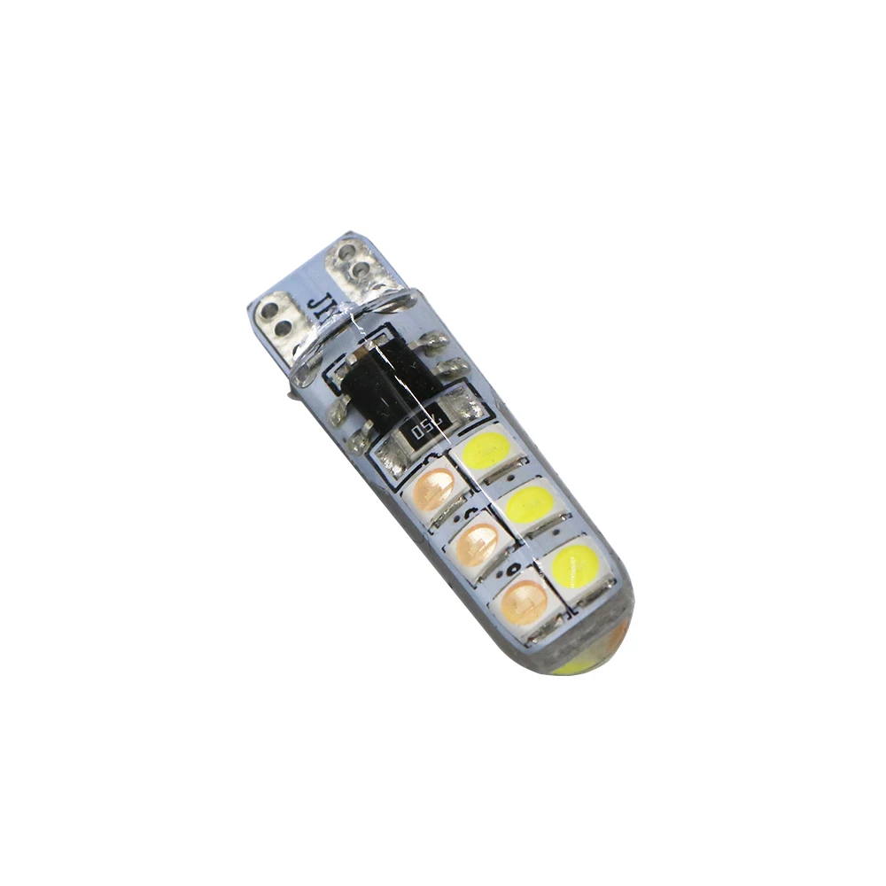 YSY 50X T10 W5W 3030 12 smd силиконовый чехол светодиодный автомобильный парковочный