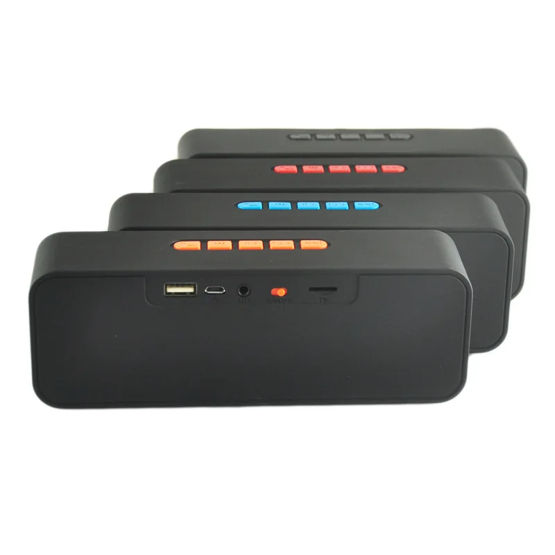 SC211 Bluetooth динамик портативный Bluetooth Колонка громкий динамик с микрофоном Музыкальная Коробка модель поддержка TF AUX FM радио для телефона ПК
