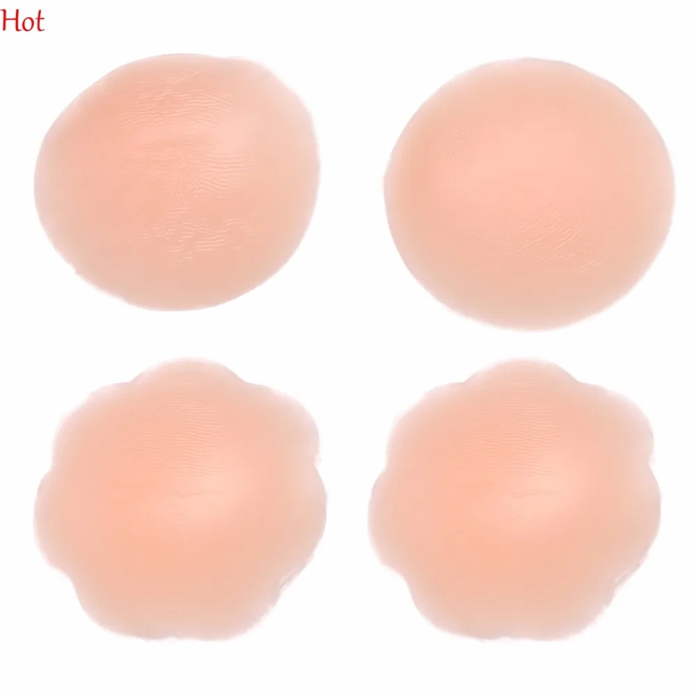 1 пара сливовый многоразовый самоклеющийся силиконовый нагрудный бра для