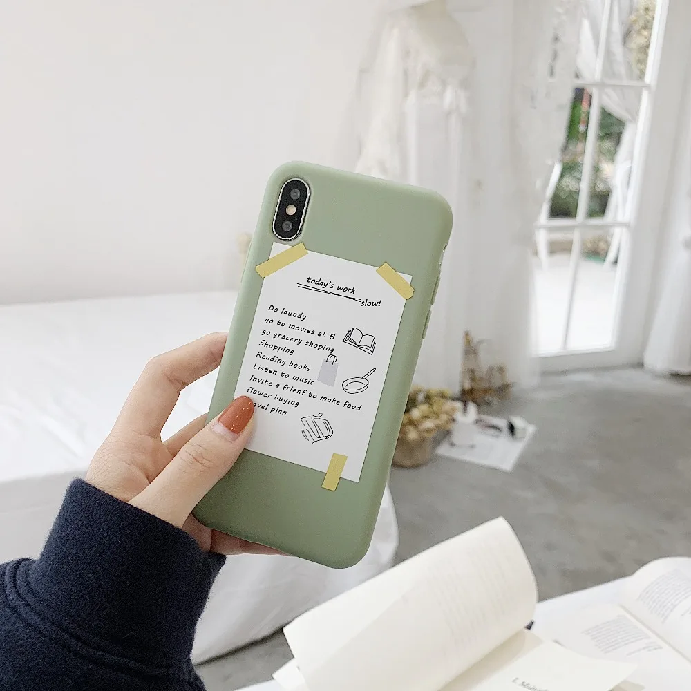 Lovely Patterned Phone Case For iphone XS Max XR X 6S 6 7 8 Plus Cover Silicone Glossy Soft TPU Back Cases |