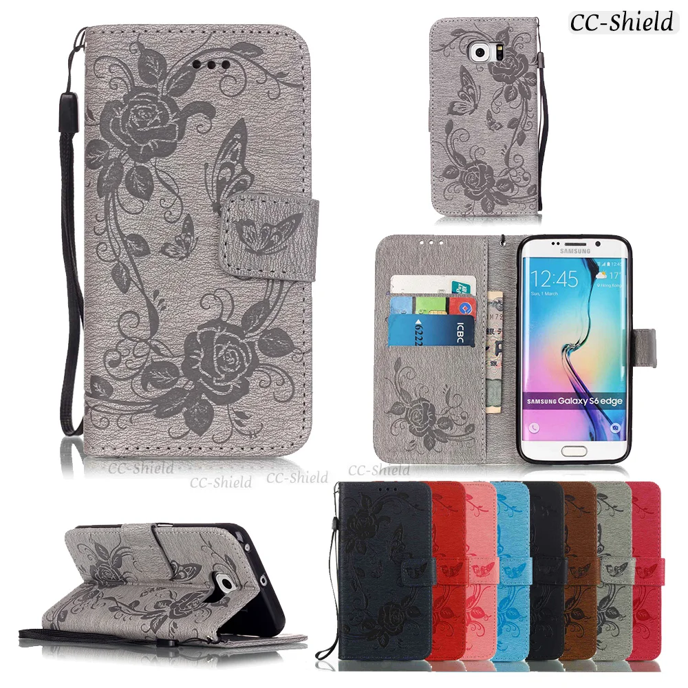 Чехол для телефона Samsung Galaxy S6 S 6 edge S6edge Zero G925 G925F G925W8 G925J SM откидной кожаный чехол