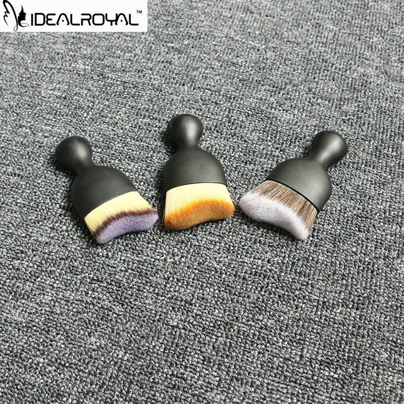 Форма кисти для макияжа волнистая дуговая изогнутая форма волос бокал вина