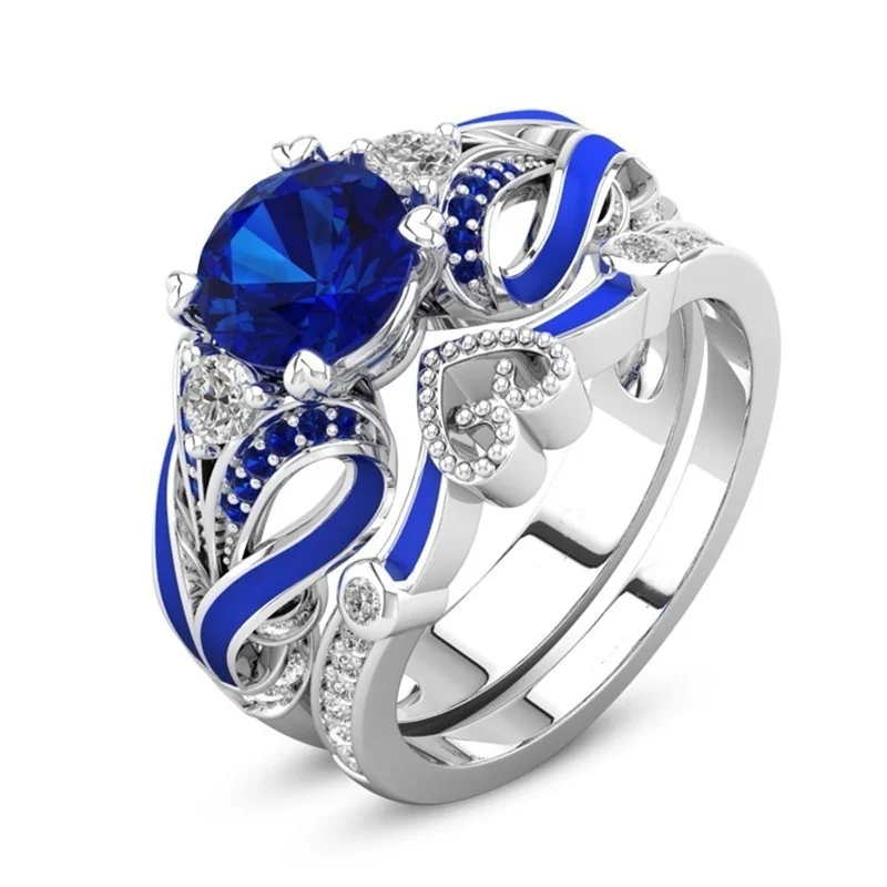 Мужское и женское кольцо с сердечком серебряное сердцем из титана 8 мм|Кольца для