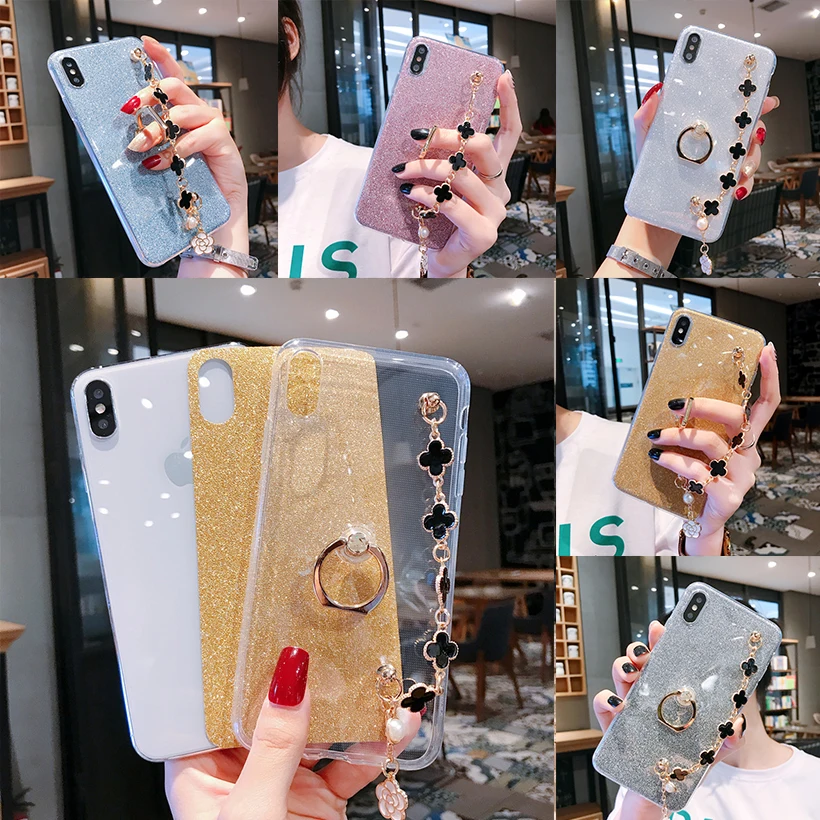 Bling Cases For Moto G7 Power G6 G5 G5S E5 Play E4 C Plus Motorola One P30 Note Z3 Z2 Ring Covers |