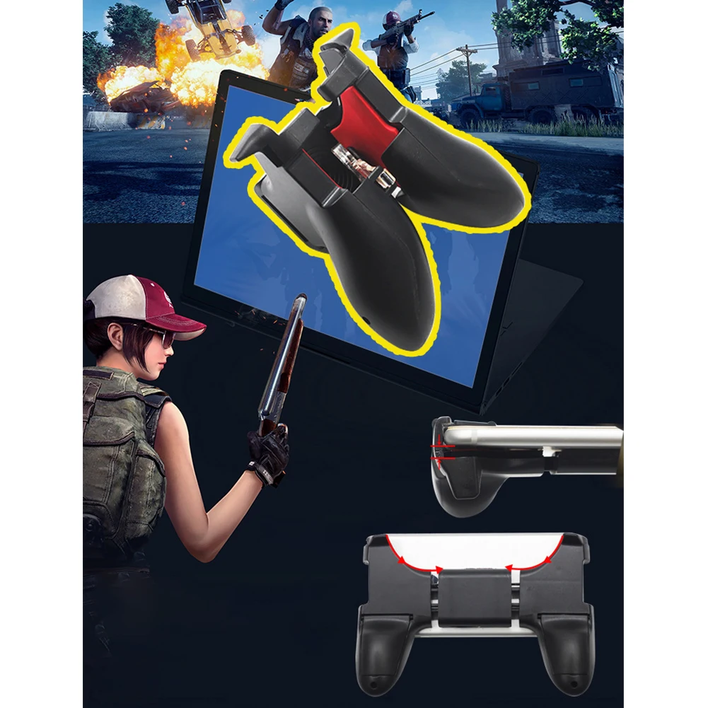 5 в 1 ручка Складная для PUBG игровой контроллер IPhone подарок Кнопка пожарного шутера