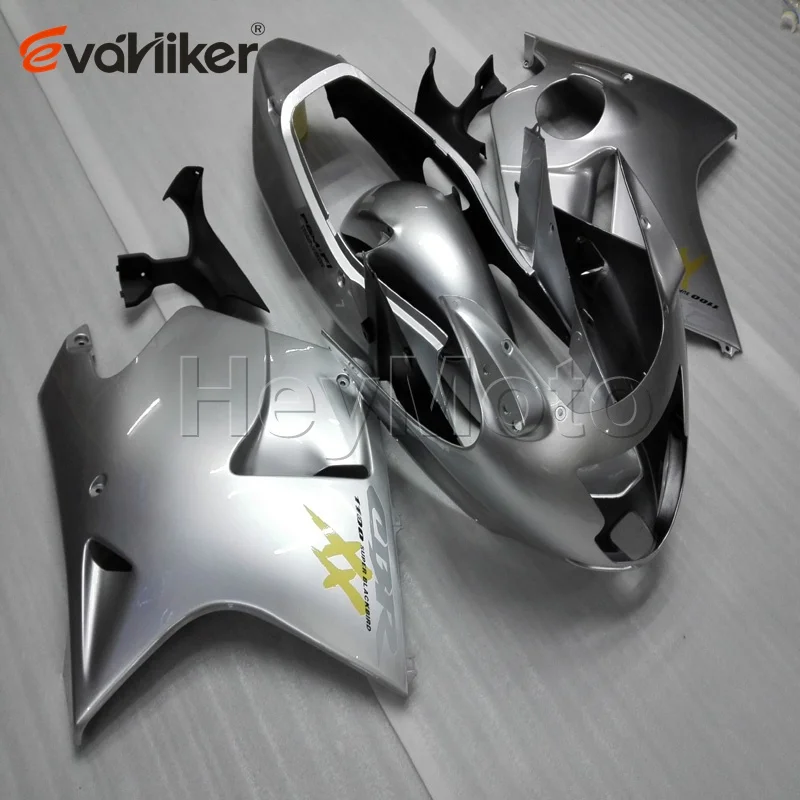 

Из АБС-пластика для мотоцикла обтекатель для CBR1100XX 1997 1998 1999 2000 2001 2002 2003 серебро мотоциклетные панелей для литья под давлением