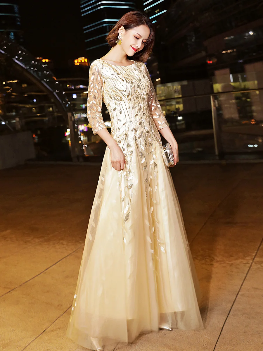 Новинка 2020 Длинные вечерние платья Robe De Soiree сексуальное роскошное вечернее