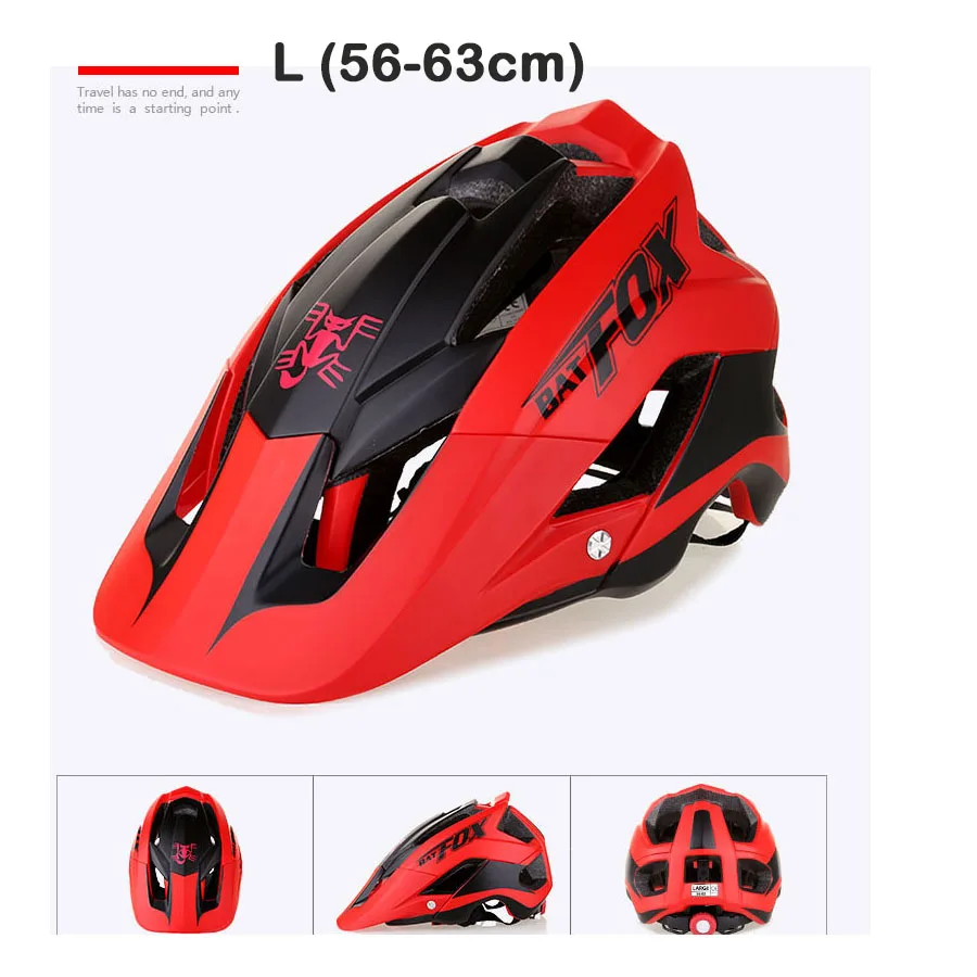 BATFOX велосипедный шлем для женщин и мужчин для взрослых mtb шлем для спорта на открытом воздухе size56-63cm casco bicicleta mtb casco fox велосипедный шлем для велоспорта