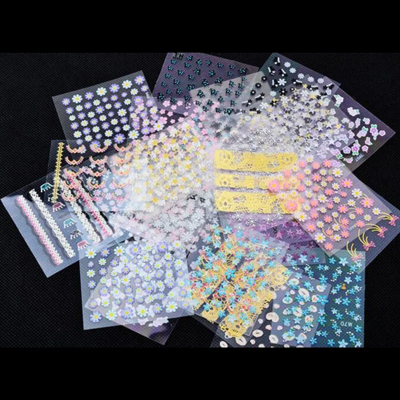 10 листов/партия наклейки для полировки ногтей|stickers for nail arts|nail sticker 3dnail polish stickers |