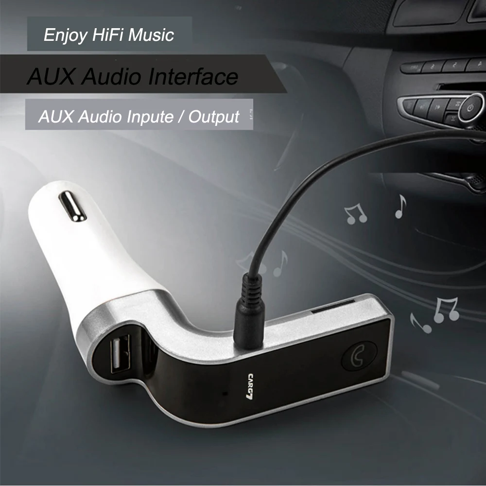 USB Bluetooth AUX автомобильный комплект громкой связи музыкальный адаптер MP3 плеер