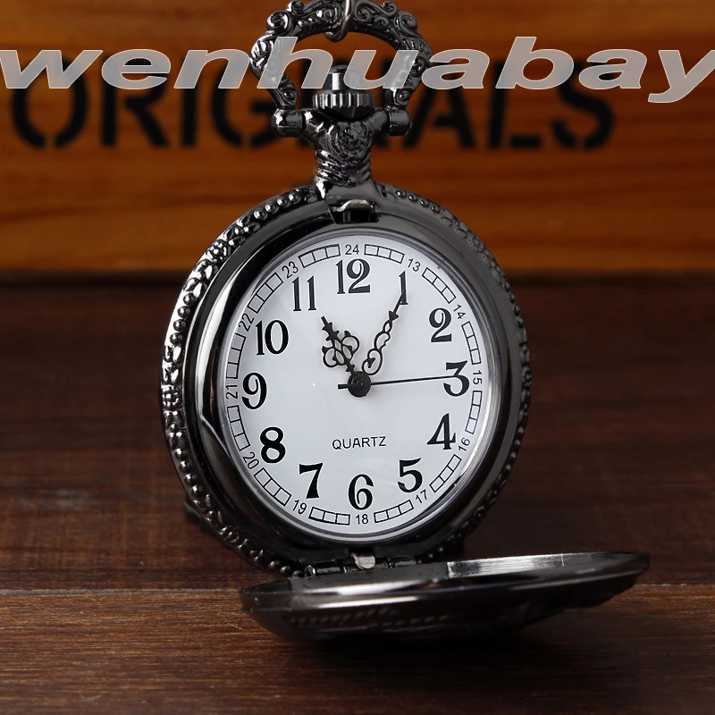 2015 New Soviet Sickle hammer cepn n monot Style Quartz Pocket Watch Men women Vintage Black Pendant Men's Women's Gifts P341 |