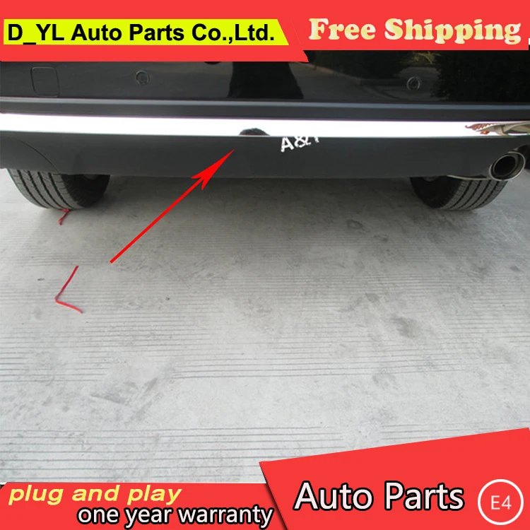 DY_L car styling For Forester Chrome rear bumper decoration 2013-2015 Rear ABS trim strip 1 pcs | Автомобили и мотоциклы