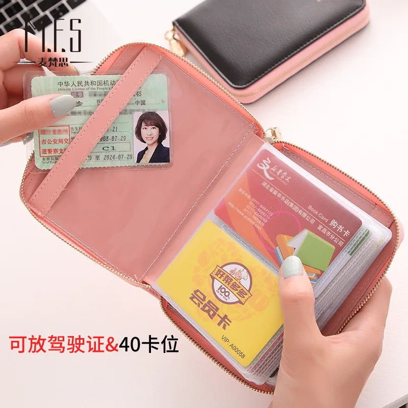 Женские синтетические ПУ кожаные твердые кредитные карты ID короткие держатели