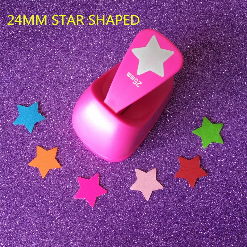 Бесплатная доставка 24 мм lucky star shaped save power paper/eva foam craft punch Scrapbook ручная работа