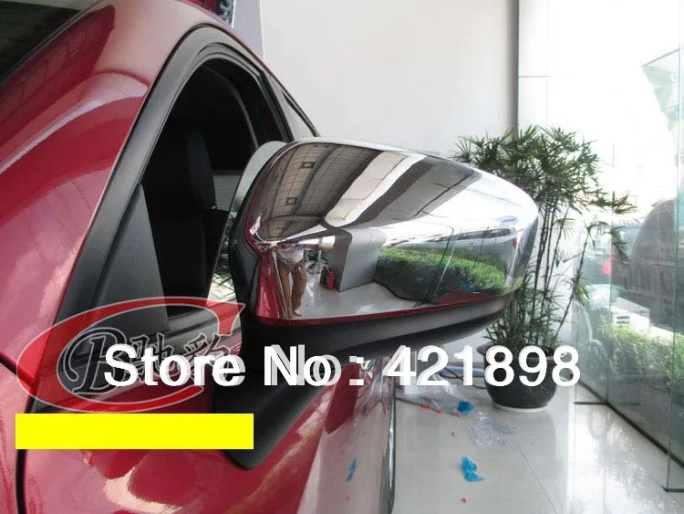 2 шт. боковое зеркало из АБС пластика для Mazda 3 5 2012 2013 2014|chrome side mirror cover|side coverabs chrome |